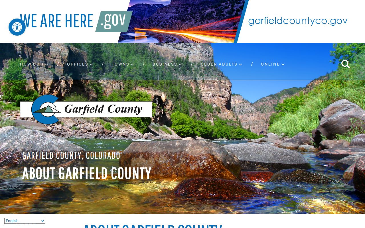Garfield County Colorado mountain landscape