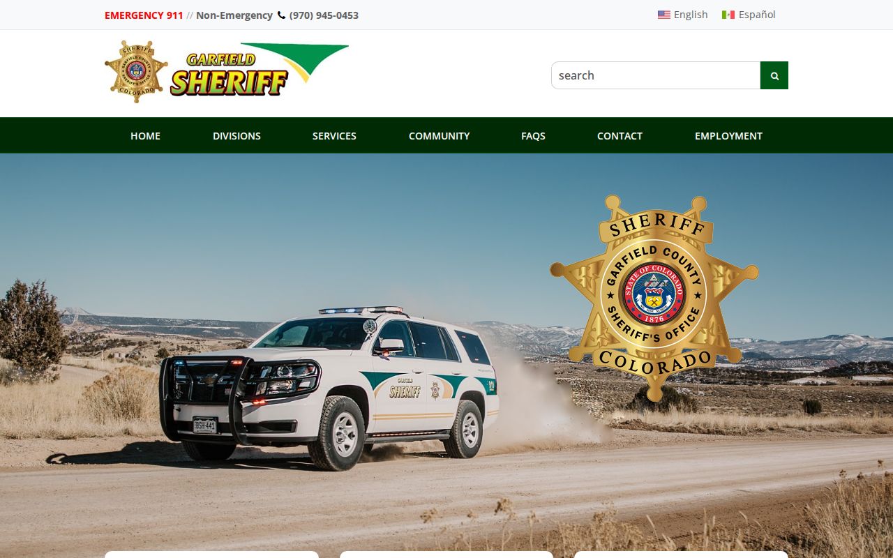 Garfield County Sheriff current-inmate and records options